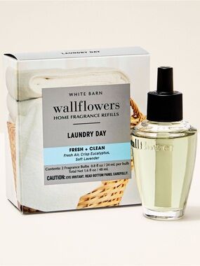 Bath and Body Works Wallflowers Laundry Day 2 Pack Refills NWT